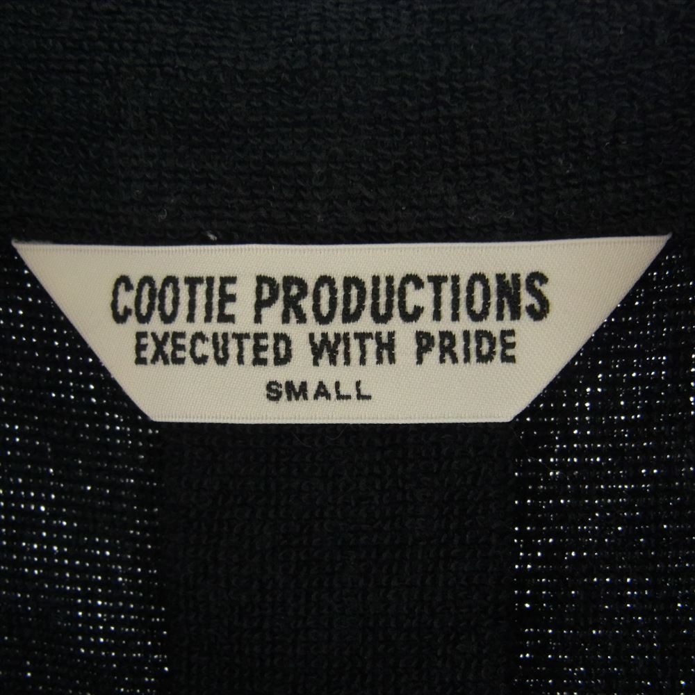 COOTIE クーティー CTE-22S407 Pile Open Collar S/S Shirt 今治 パイル オープンカラー 半袖 シャツ ブラック系 S【中古】