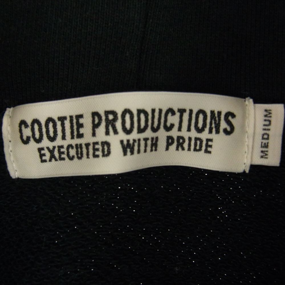 COOTIE クーティー Print Sweat Hoodie JESUS プリント スウェット フーディー パーカー ジーザス ブラック系 M【中古】