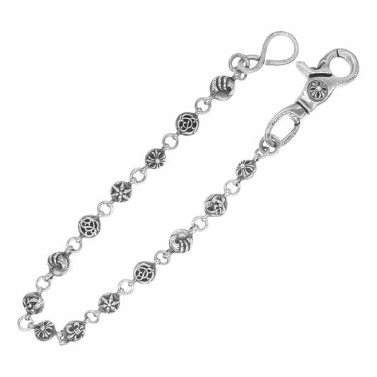 CHROME HEARTS クロムハーツ（原本無） 1MULTIBALL SHORT S/1クリップショート #2 マルチボール シルバー ウォレットチェーン シルバー系【中古】