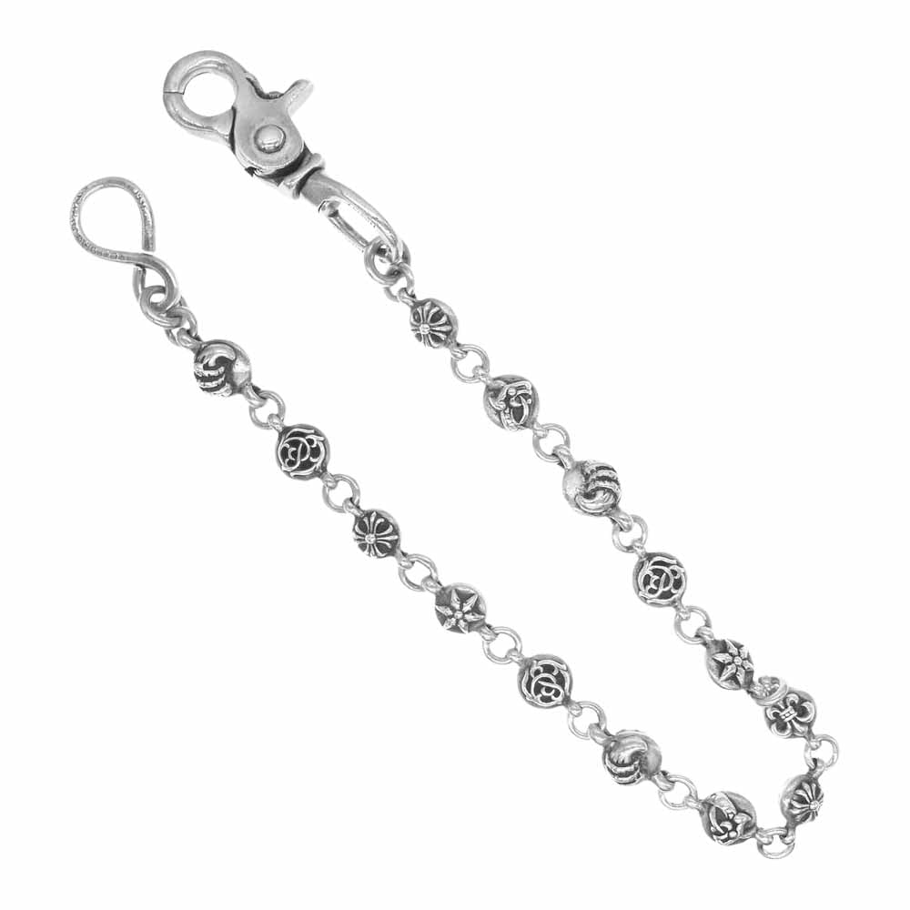CHROME HEARTS クロムハーツ（原本無） 1MULTIBALL SHORT S/1クリップショート #2 マルチボール シルバー ウォレットチェーン シルバー系【中古】