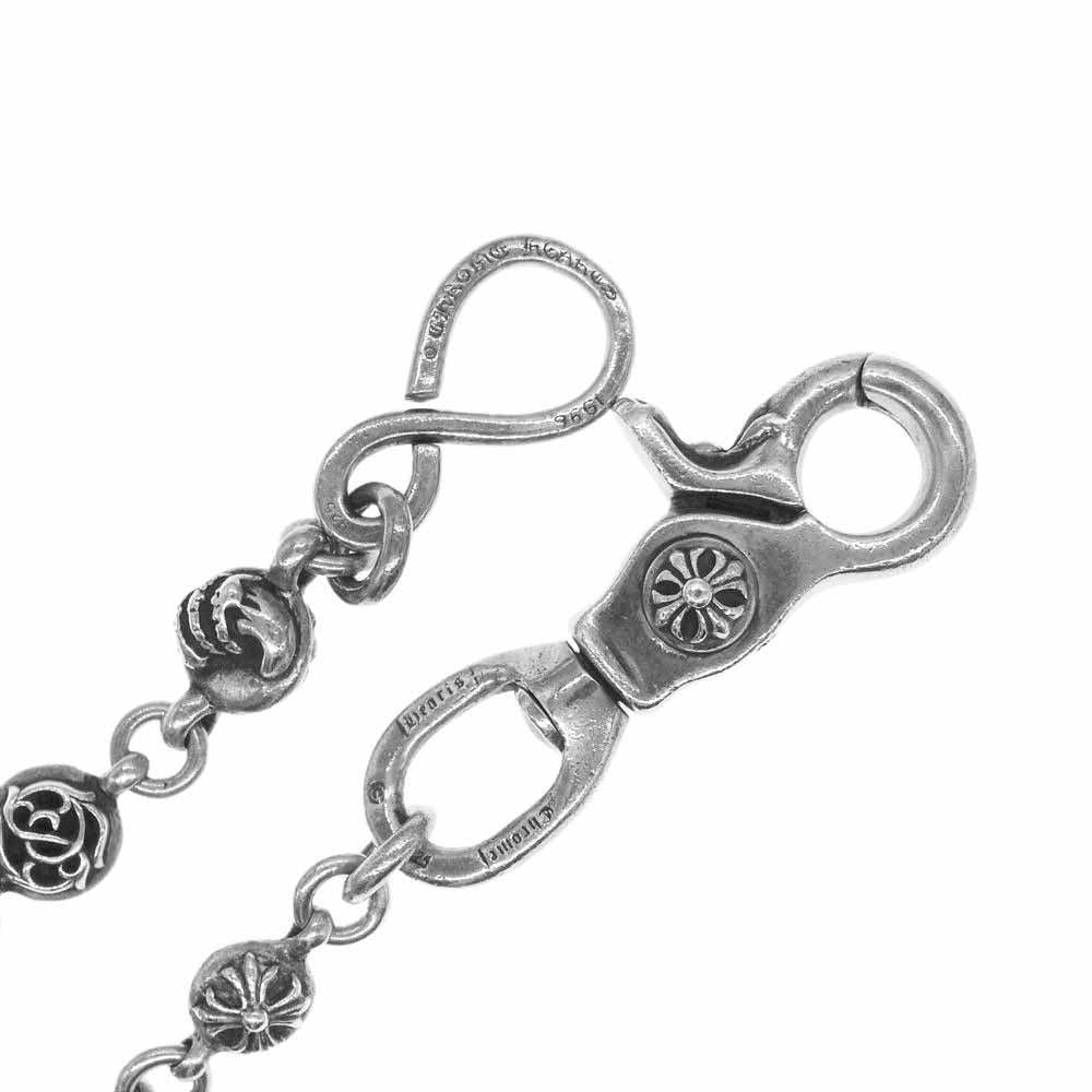 CHROME HEARTS クロムハーツ（原本無） 1MULTIBALL SHORT S/1クリップショート #2 マルチボール シルバー ウォレットチェーン シルバー系【中古】