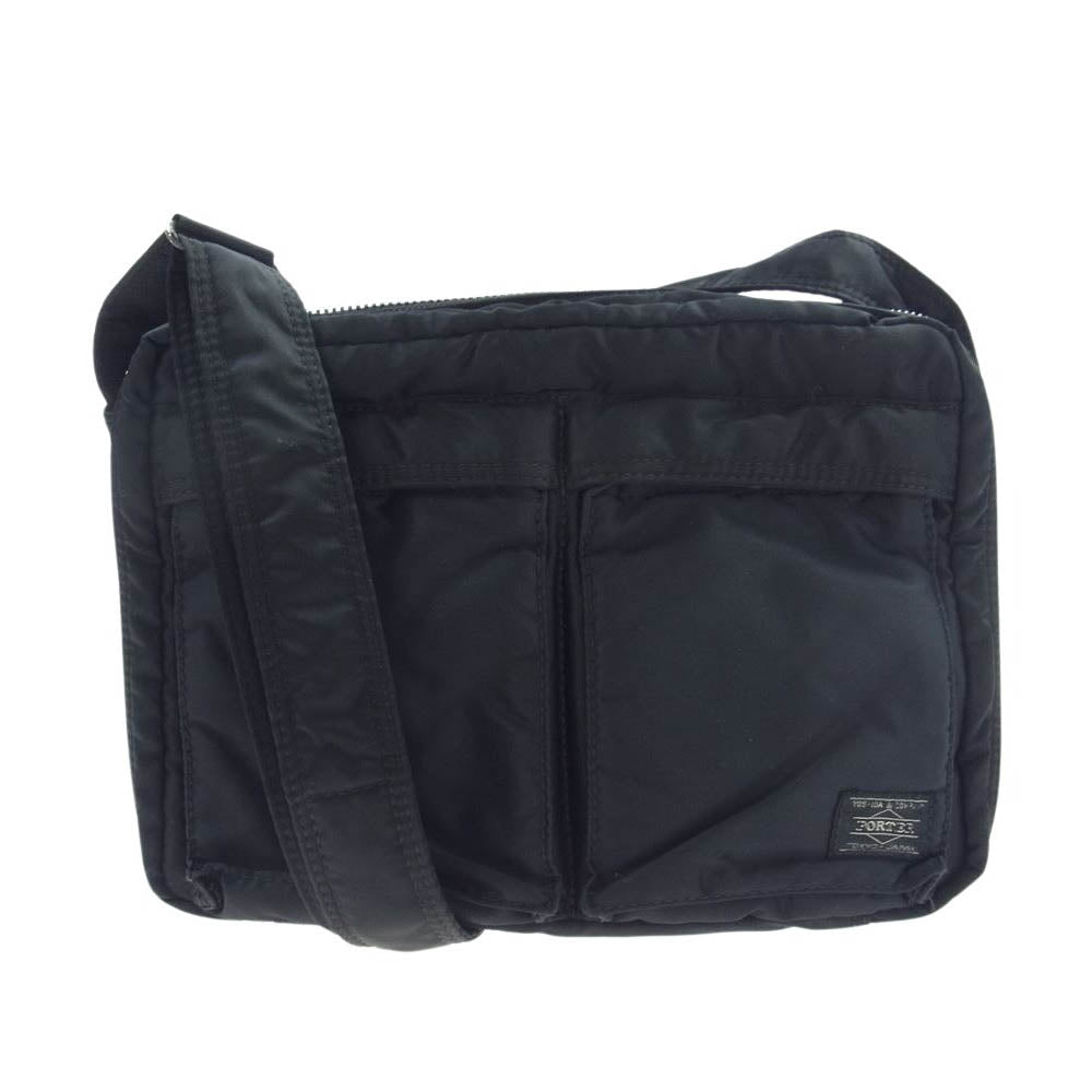 PORTER ポーター 622-78810 TANKER SHOULDER BAG L タンカー ショルダー バッグ ラージ ブラック系【中古】