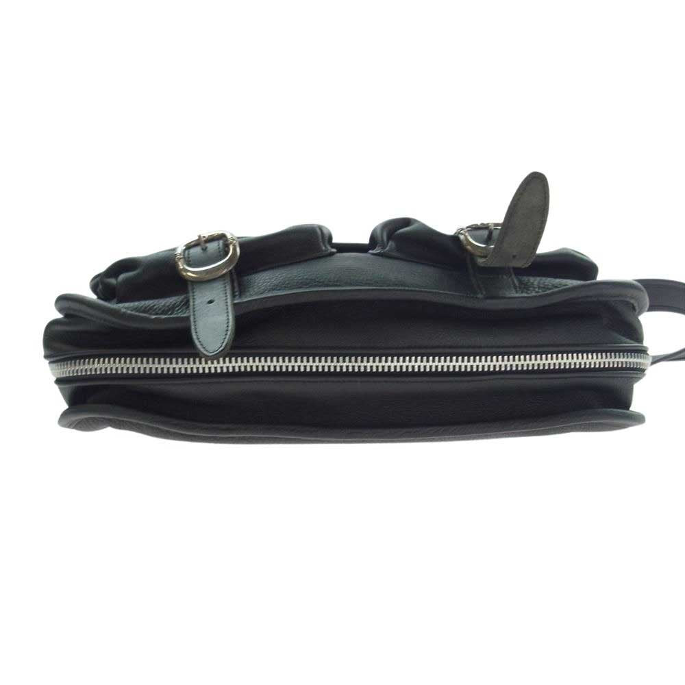 CHROME HEARTS クロムハーツ（原本無） SHOULDER BAG LARGE ガンスリンガー ストラップ レザー ショルダーバッグ ブラック系【中古】