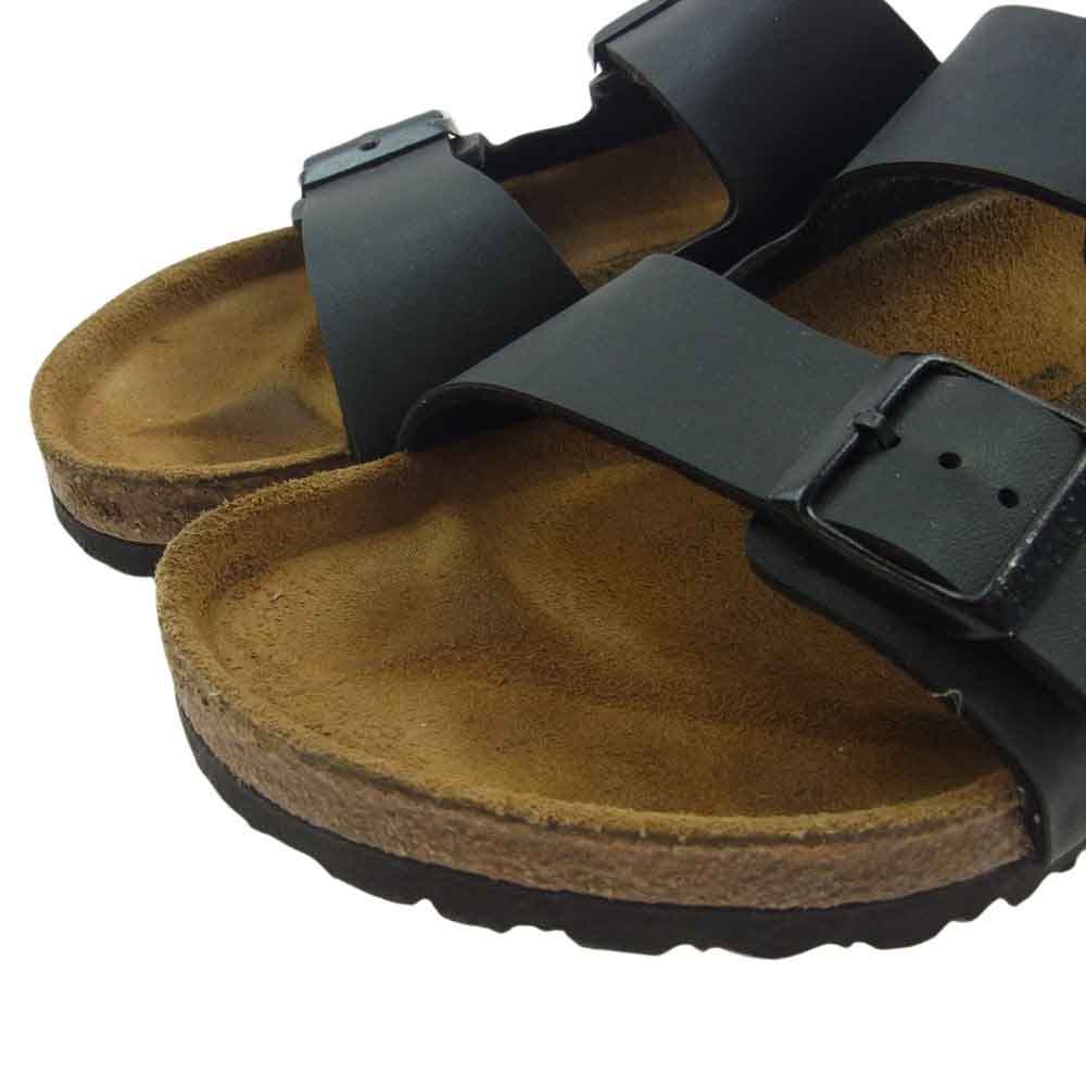 BIRKENSTOCK ビルケンシュトック Arizona アリゾナ バックル サンダル ブラック系 42【中古】