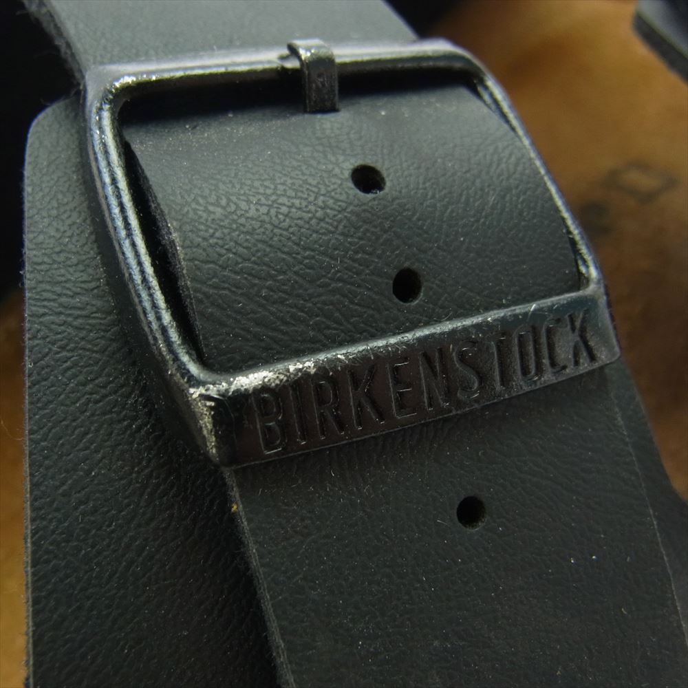 BIRKENSTOCK ビルケンシュトック Arizona アリゾナ バックル サンダル ブラック系 42【中古】