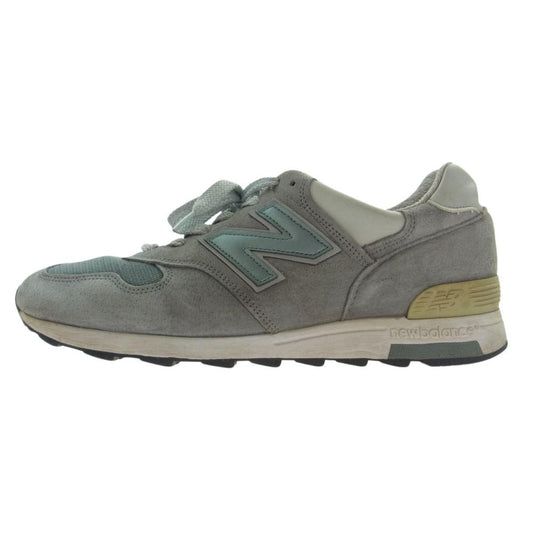 NEW BALANCE ニューバランス USA製 M1400SB スエード メッシュ スニーカー グレー系 27.5cm【中古】