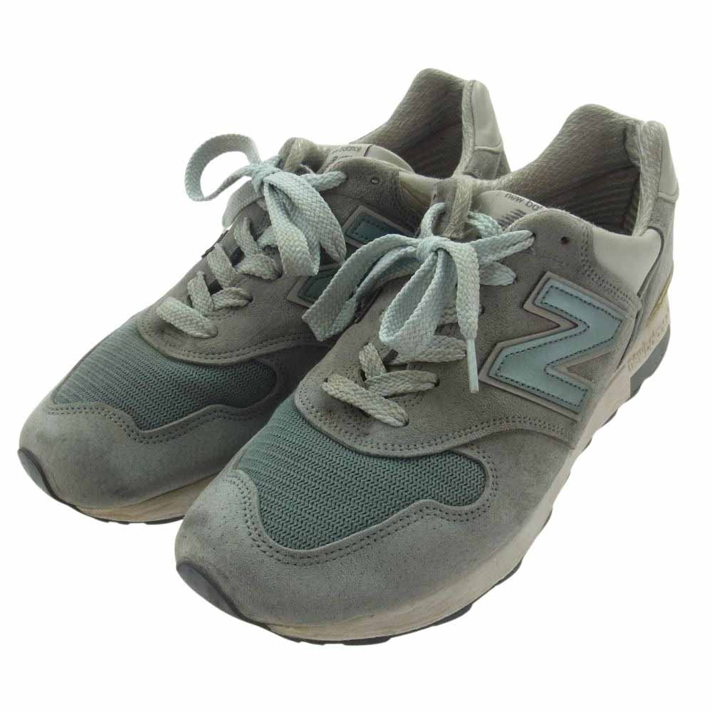 NEW BALANCE ニューバランス USA製 M1400SB スエード メッシュ スニーカー グレー系 27.5cm【中古】