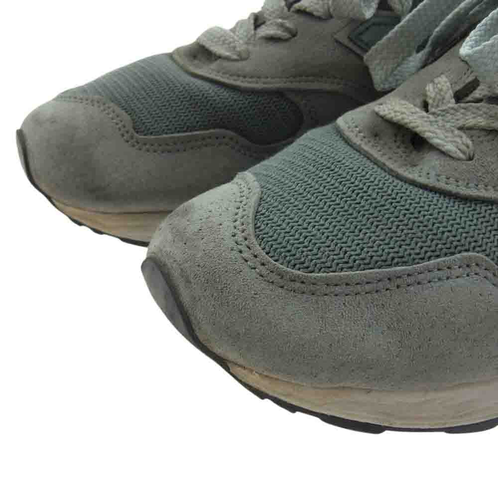 NEW BALANCE ニューバランス USA製 M1400SB スエード メッシュ スニーカー グレー系 27.5cm【中古】