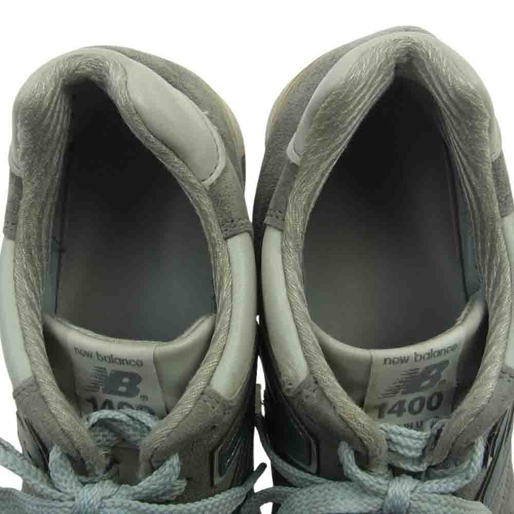 NEW BALANCE ニューバランス USA製 M1400SB スエード メッシュ スニーカー グレー系 27.5cm【中古】
