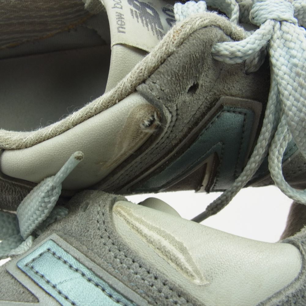 NEW BALANCE ニューバランス USA製 M1400SB スエード メッシュ スニーカー グレー系 27.5cm【中古】