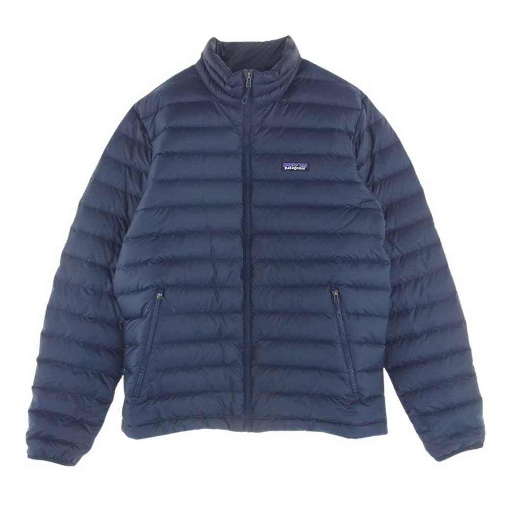 patagonia パタゴニア 18AW 84674 DAWN SWEATER ダウンセーター ジップアップ ジャケット ネイビー系 M【中古】