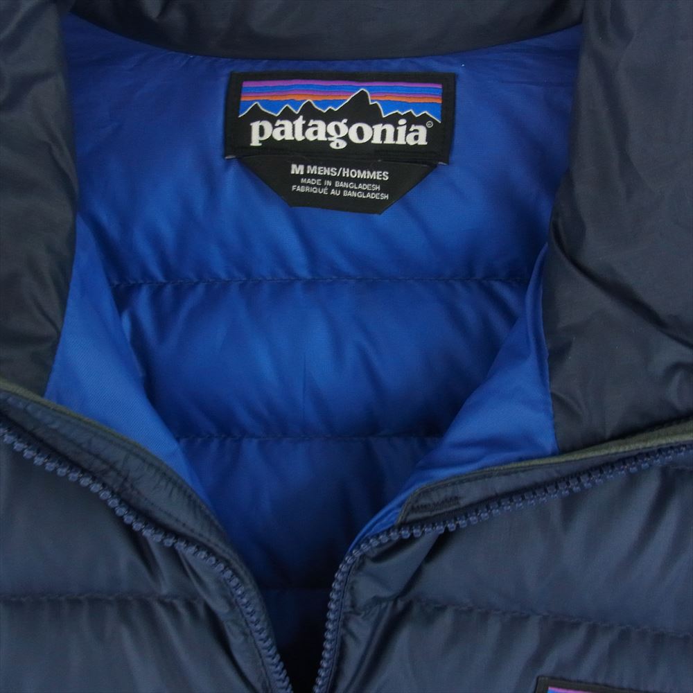 patagonia パタゴニア 18AW 84674 DAWN SWEATER ダウンセーター ジップアップ ジャケット ネイビー系 M【中古】