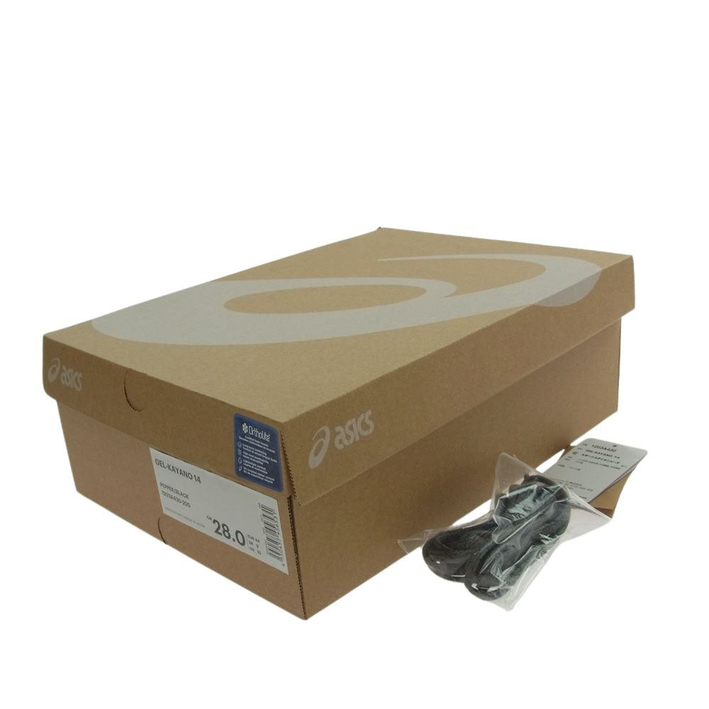 asics アシックス 1203A430-200  × atmos アトモス × undermycar アンダーマイカー GEL-KAYANO 14 ゲルカヤノ14 ローカット スニーカー ブラック系 グレー系  28cm【中古】