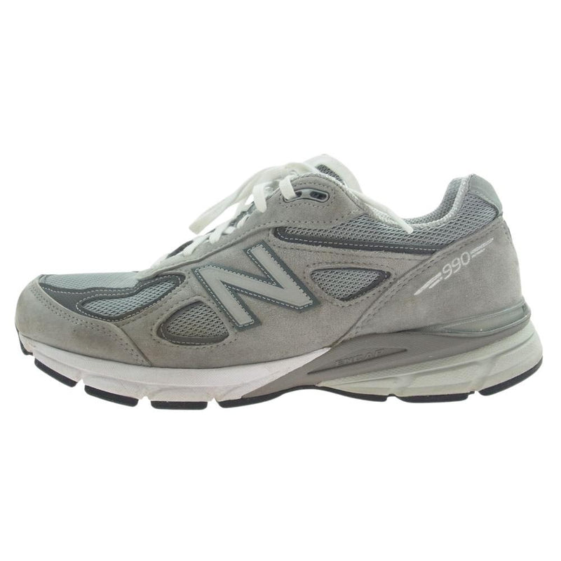 NEW BALANCE ニューバランス U990GR4  v4 GR4 ローカット スニーカー グレー系  28cm【中古】