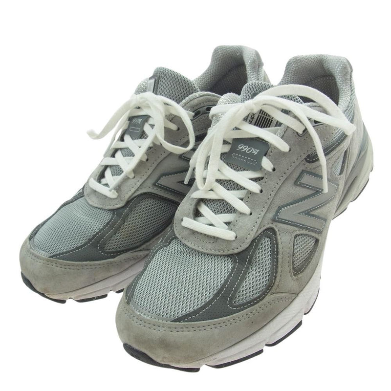 NEW BALANCE ニューバランス U990GR4  v4 GR4 ローカット スニーカー グレー系  28cm【中古】