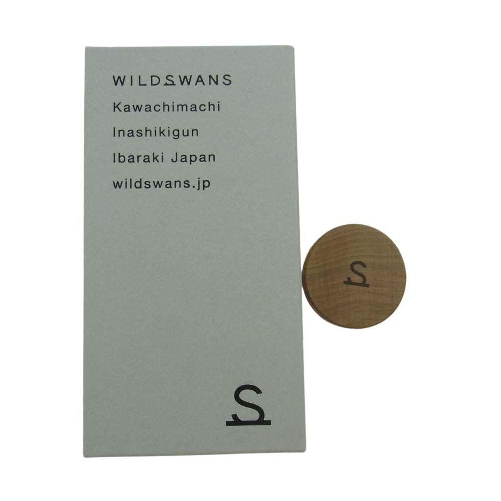 WILDSWANS ワイルドスワンズ TONGUE タング シェルコードバン レザー 二つ折り 財布 コインケース インテンスブルー フルグレイン ダークスティン 深緑系【中古】