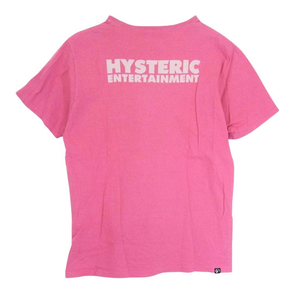 HYSTERIC GLAMOUR ヒステリックグラマー 0223CT04 ガール プリント 半袖 Tシャツ ピンク系 L【中古】