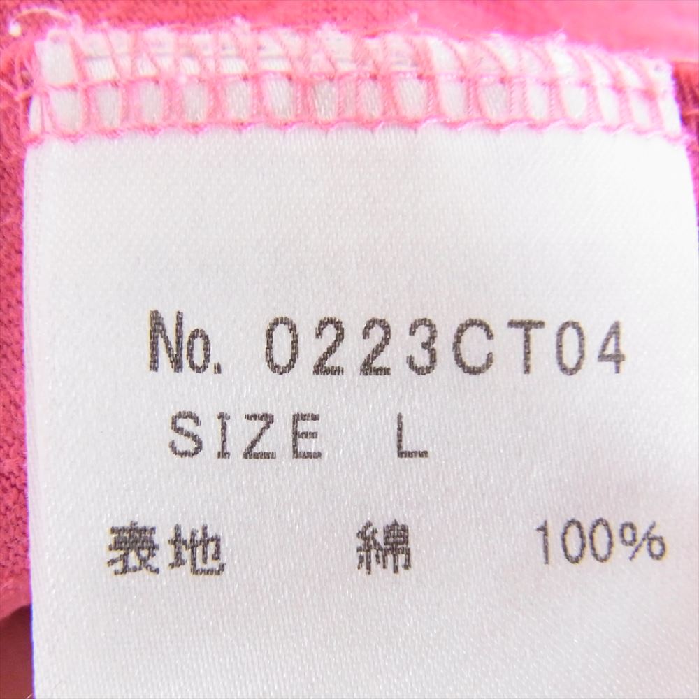 HYSTERIC GLAMOUR ヒステリックグラマー 0223CT04 ガール プリント 半袖 Tシャツ ピンク系 L【中古】