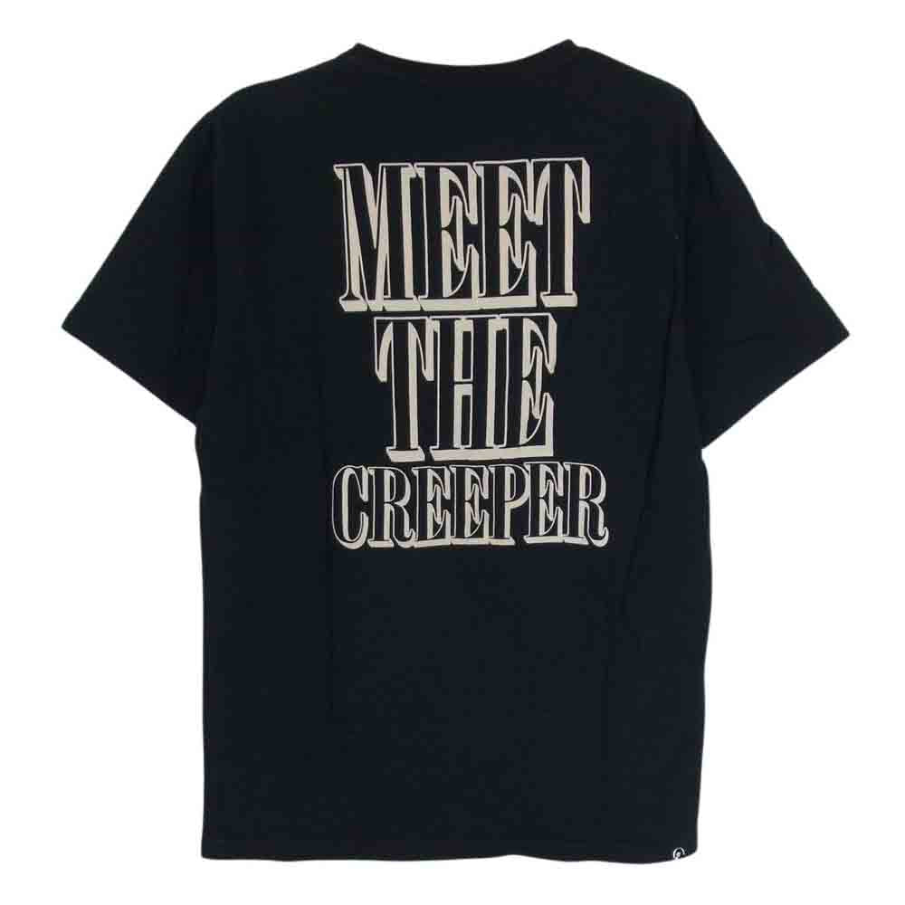 HYSTERIC GLAMOUR ヒステリックグラマー 4CT-5912 ラメ加工 ガール プリント ロゴ 半袖 Tシャツ ブラック系 M【中古】