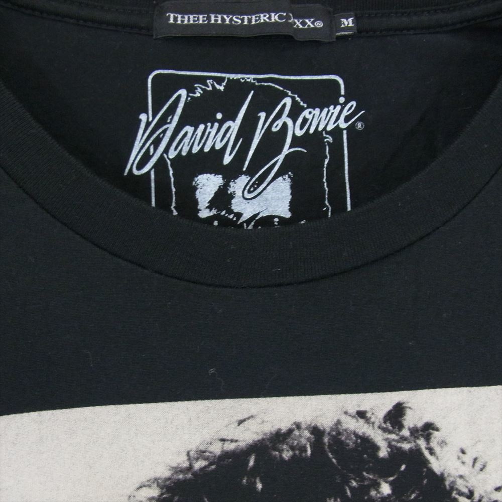 HYSTERIC GLAMOUR ヒステリックグラマー 0603CT03 HYSTERIC GLAMOUR ヒステリックグラマー プリント 半袖 Tシャツ ブラック系 M【中古】