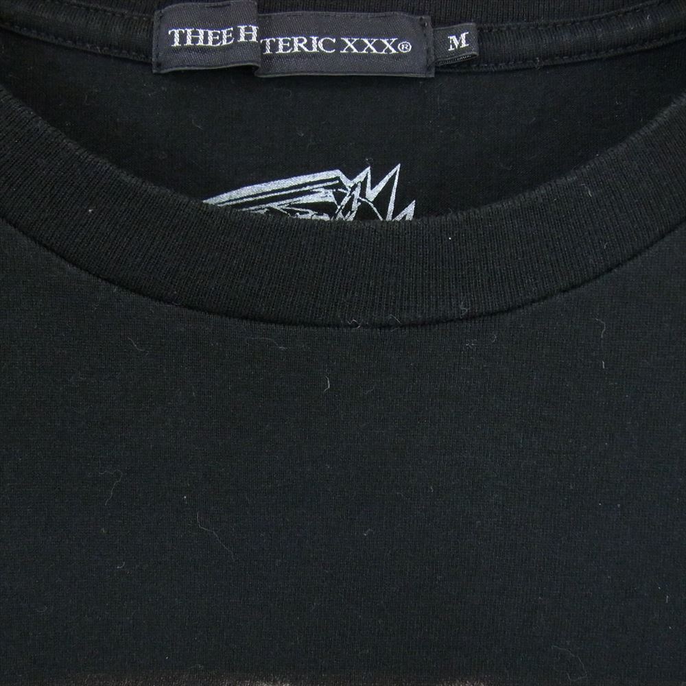 HYSTERIC GLAMOUR ヒステリックグラマー 0622CT08 HYSTERIC GLAMOUR ヒステリックグラマー プリント 半袖 Tシャツ ブラック系 M【中古】