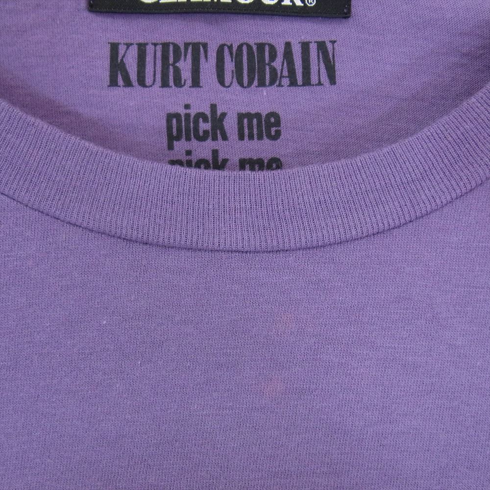 HYSTERIC GLAMOUR ヒステリックグラマー 0293CT20 Kurt Cobain カートコバーン プリント 半袖 Tシャツ パープル系 M【中古】