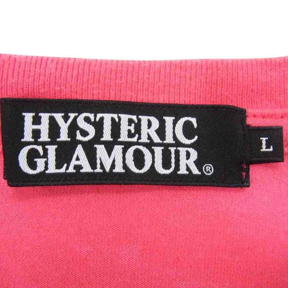 HYSTERIC GLAMOUR ヒステリックグラマー 0232CT14 ガール プリント 半袖 Tシャツ ピンク系 M【中古】
