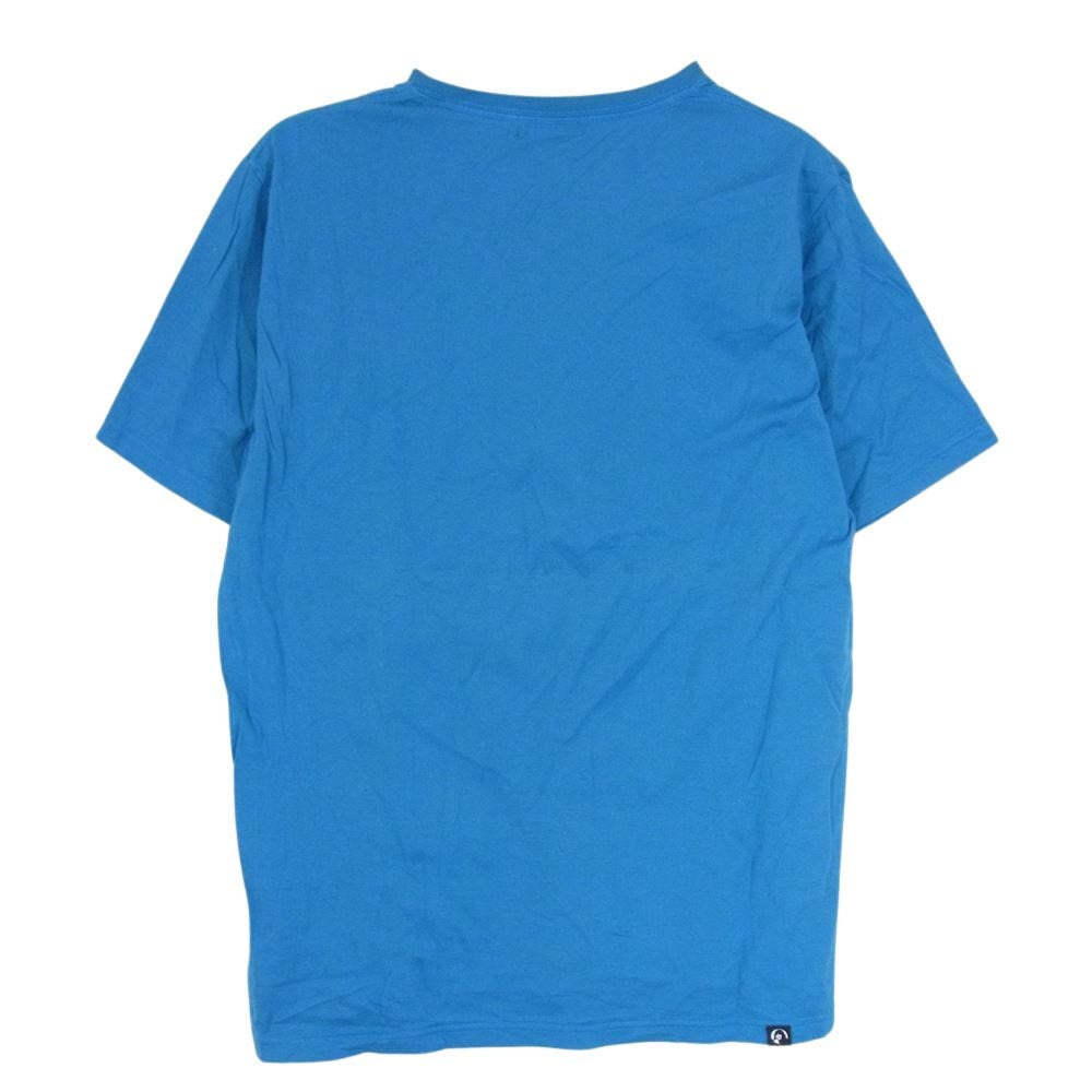 HYSTERIC GLAMOUR ヒステリックグラマー 0251CT07 ロゴ プリント 半袖 Vネック Tシャツ ブルー系 L【中古】