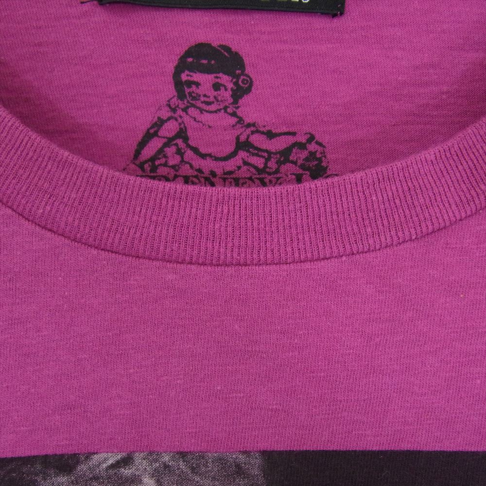 HYSTERIC GLAMOUR ヒステリックグラマー 0203CT20 COURTNEY LOVE コートニーラブ フォト プリント 半袖 Tシャツ ピンク系 M【中古】