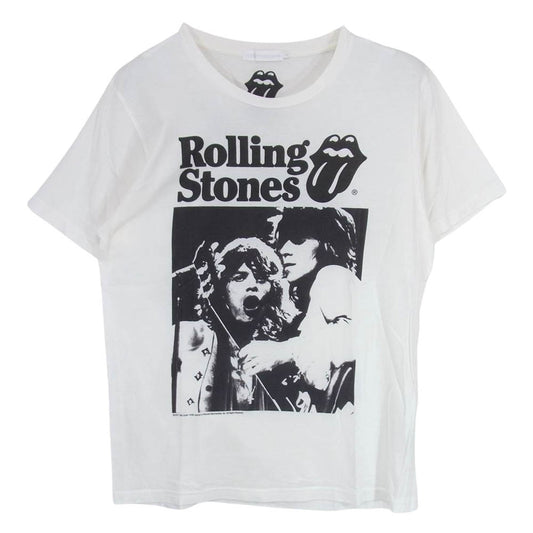 HYSTERIC GLAMOUR ヒステリックグラマー 0614CT01 HYSTERIC GLAMOUR ヒステリックグラマー Rolling Stones ローリングストーンズ プリント 半袖 Tシャツ ホワイト系 M【中古】