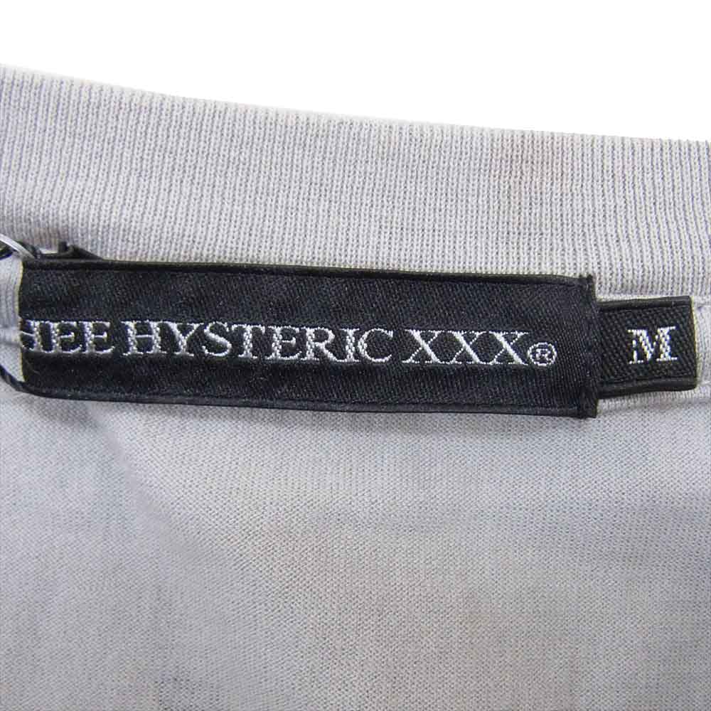 HYSTERIC GLAMOUR ヒステリックグラマー 0694CT03 HYSTERIC GLAMOUR ヒステリックグラマー ガール プリント 半袖 Tシャツ グレー系 M【新古品】【未使用】【中古】