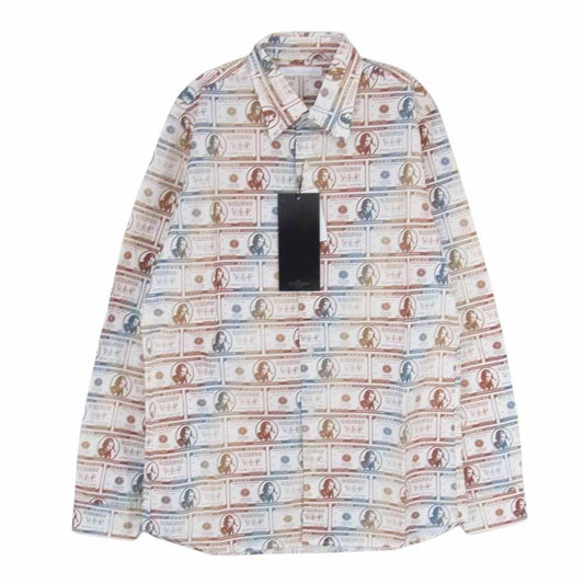 HYSTERIC GLAMOUR ヒステリックグラマー 0632AH01 HYSTERIC GLAMOUR ヒステリックグラマー 総柄 ガール プリント 長袖 シャツ マルチカラー系 M【新古品】【未使用】【中古】