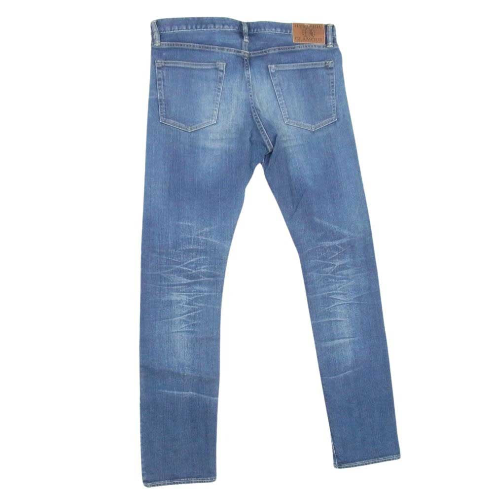 HYSTERIC GLAMOUR ヒステリックグラマー 0232AP05 LC加工 ガール 抜き染 デニム パンツ インディゴブルー系 34【中古】