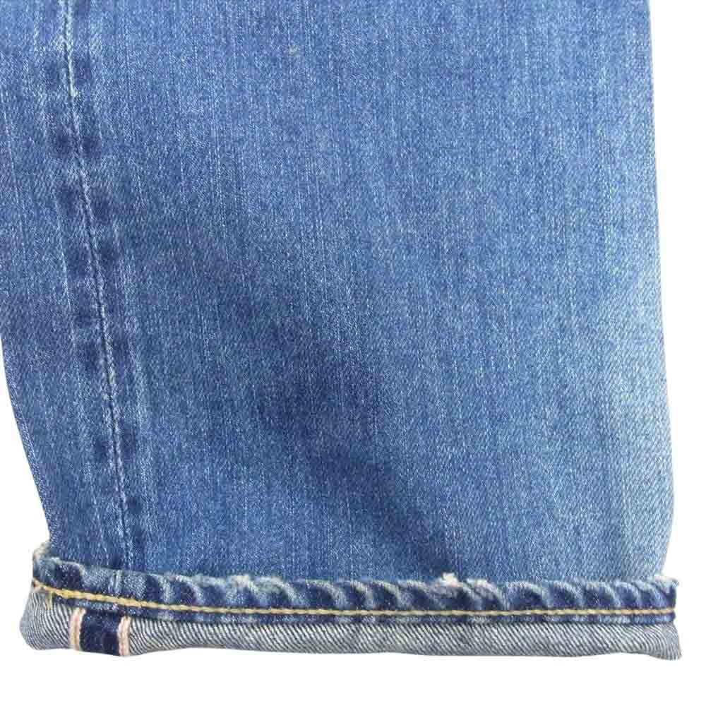 HYSTERIC GLAMOUR ヒステリックグラマー 0222AP08 VSR加工 ダメージ リペア スタッズ デニム パンツ インディゴブルー系 34【中古】