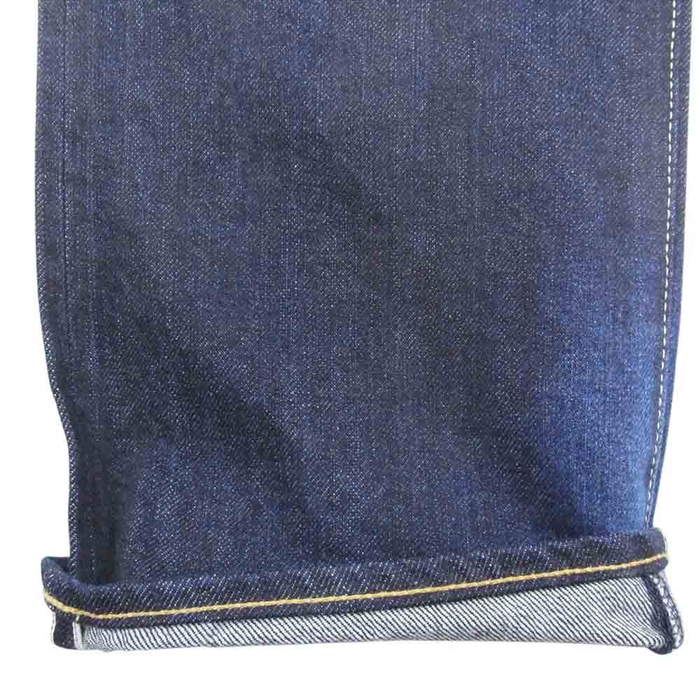 HYSTERIC GLAMOUR ヒステリックグラマー 0241AP12 HRLR加工 スリムストレート デニム パンツ インディゴブルー系 34【中古】