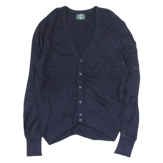 ジャンセン USA製 長袖 カーディガン ネイビー ネイビー系 L【中古】