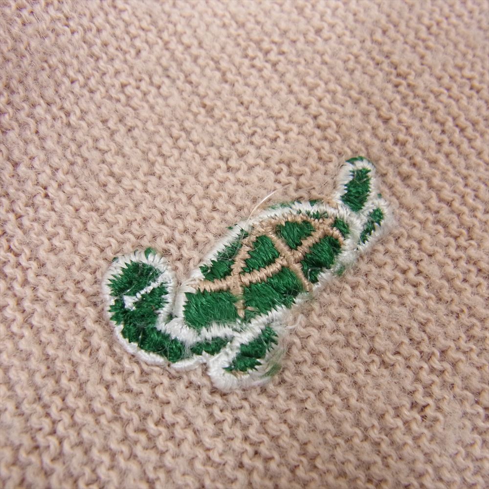 スポーツウェア アクリル ニット カーディガン ベージュ系 M【中古】