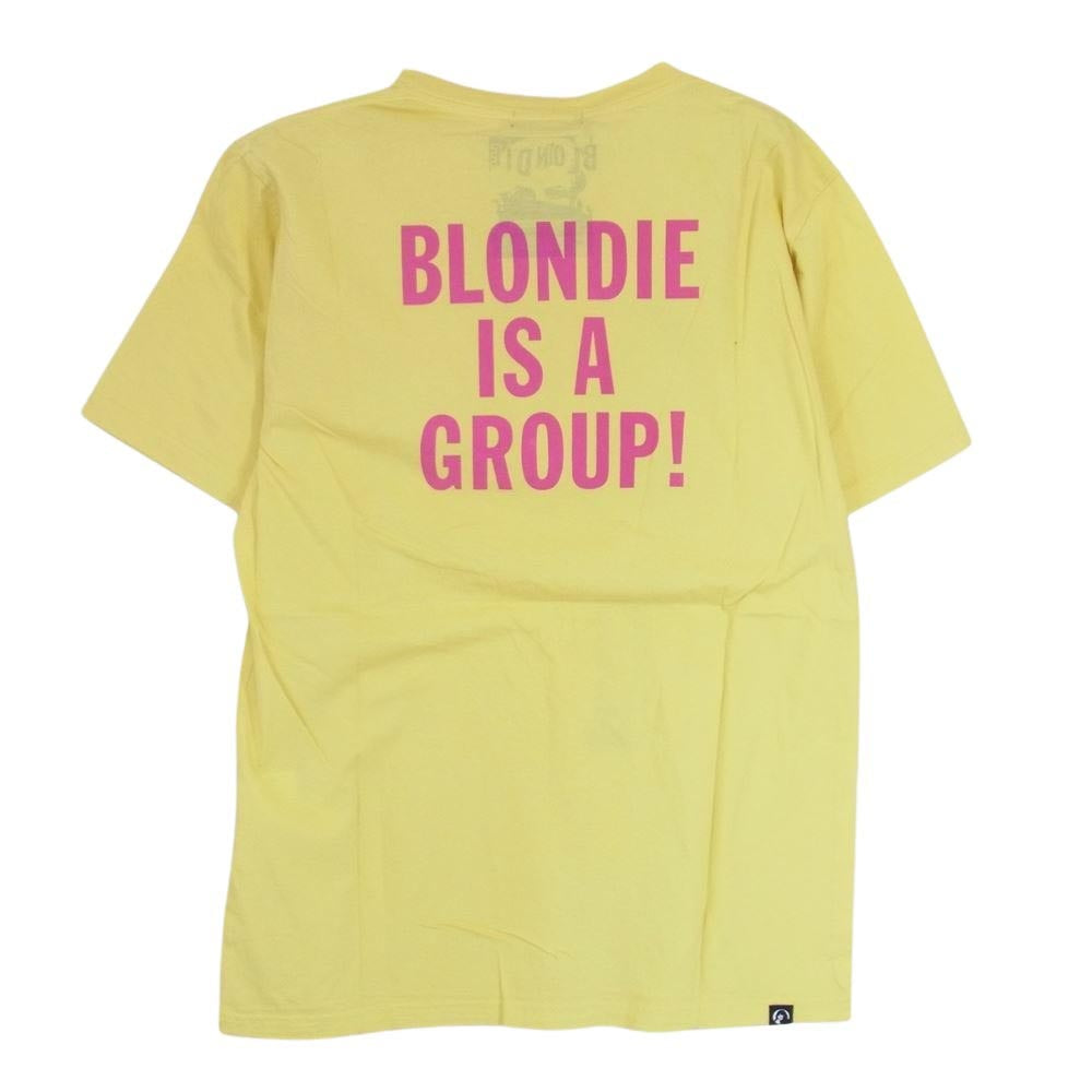 HYSTERIC GLAMOUR ヒステリックグラマー 0202CT06 Call Me プリント 半袖 Tシャツ イエロー系 M【新古品】【未使用】【中古】