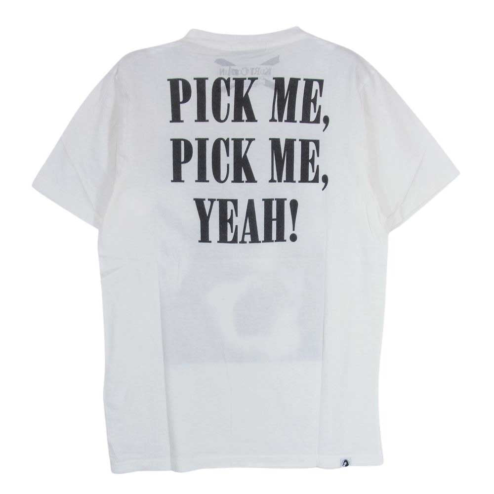 HYSTERIC GLAMOUR ヒステリックグラマー 4CT-4642 KURT COBAIN カートコバーン フォト プリント 半袖 Tシャツ ホワイト系 M【新古品】【未使用】【中古】