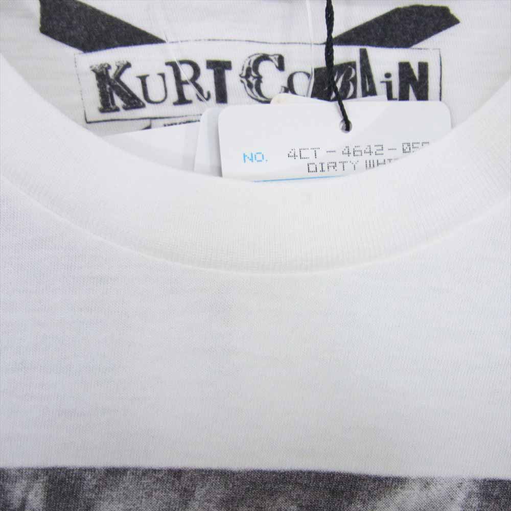 HYSTERIC GLAMOUR ヒステリックグラマー 4CT-4642 KURT COBAIN カートコバーン フォト プリント 半袖 Tシャツ ホワイト系 M【新古品】【未使用】【中古】