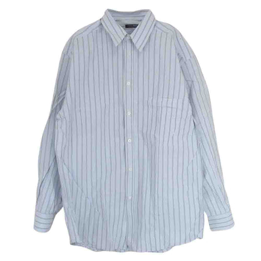 GIORGIO ARMANI ジョルジオアルマーニ 長袖 ストライプ シャツ ライトブルー系 15/38【中古】