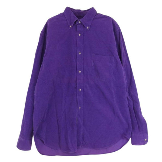 ヴィンテージ Vintage ヴィンテージ HARRIS WILSON ハリスウィルソン 長袖 コーデュロイ ボタンダウン シャツ パープル系 40M【中古】