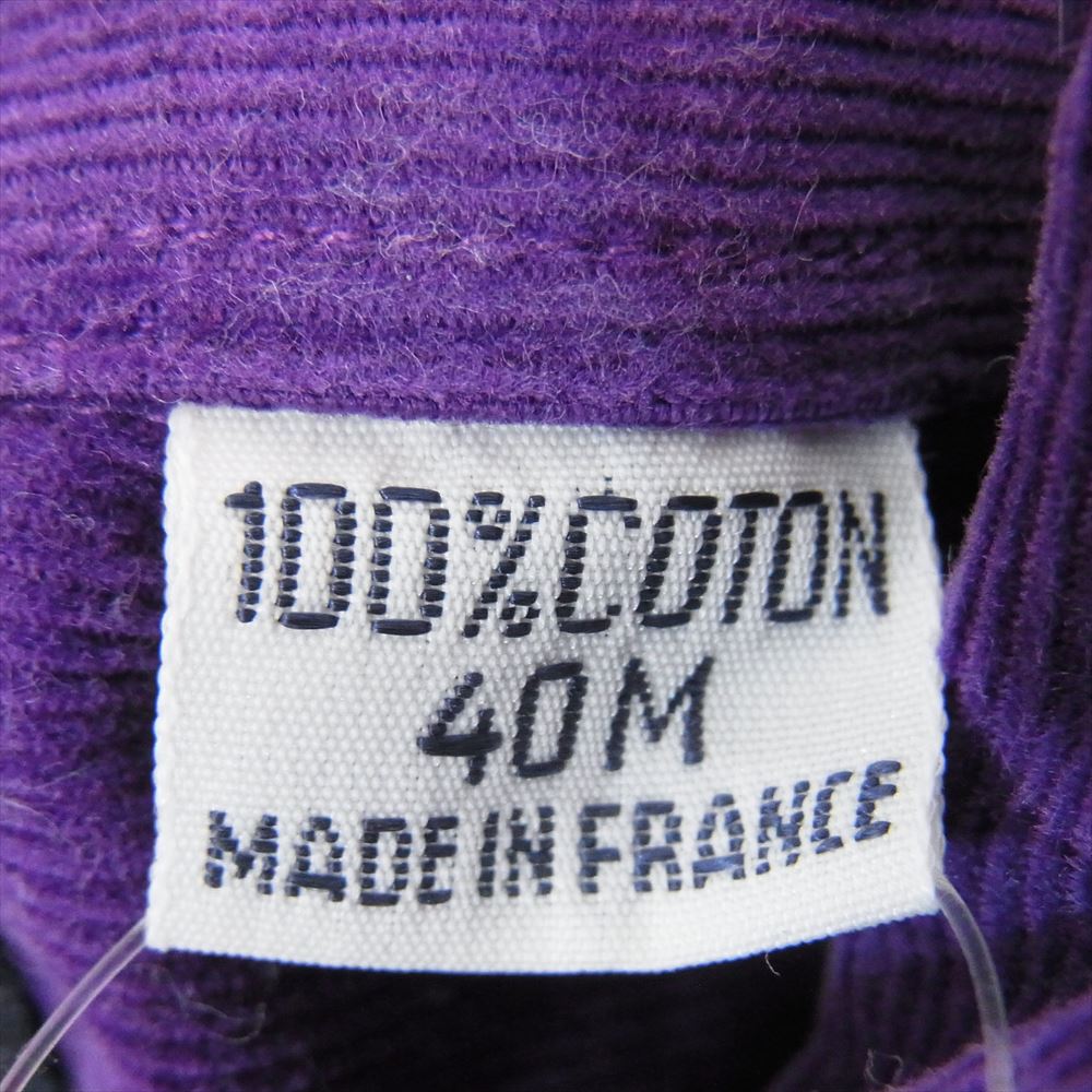 ヴィンテージ Vintage ヴィンテージ HARRIS WILSON ハリスウィルソン 長袖 コーデュロイ ボタンダウン シャツ パープル系 40M【中古】