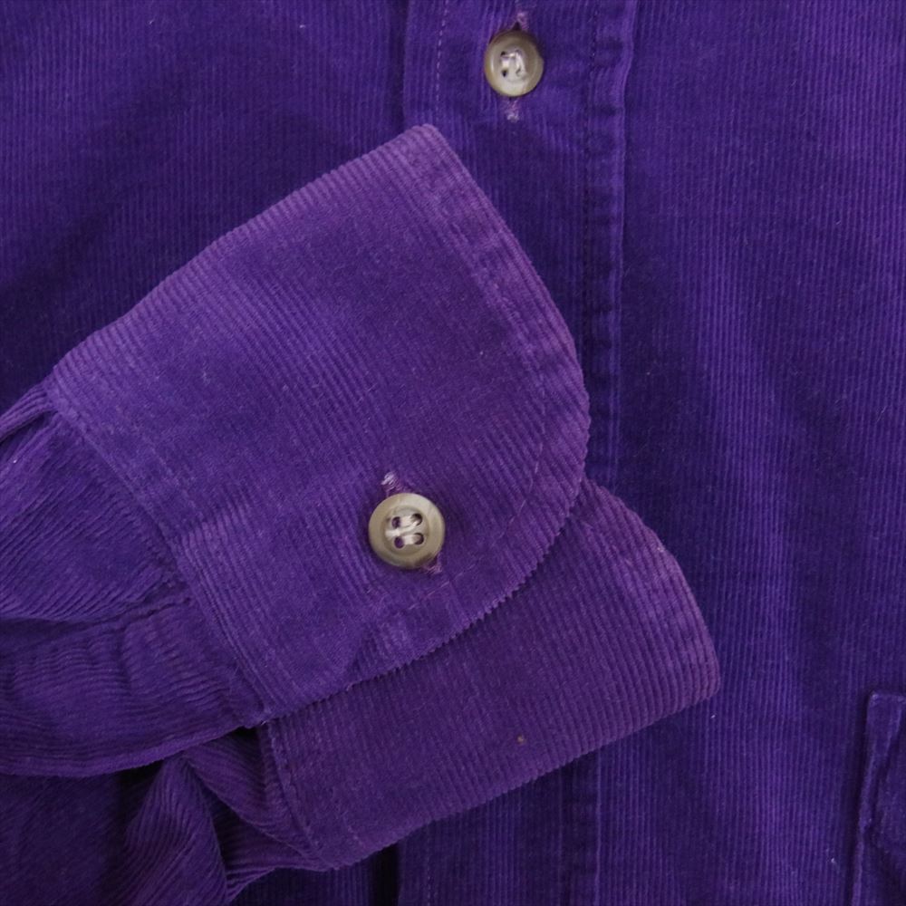 ヴィンテージ Vintage ヴィンテージ HARRIS WILSON ハリスウィルソン 長袖 コーデュロイ ボタンダウン シャツ パープル系 40M【中古】