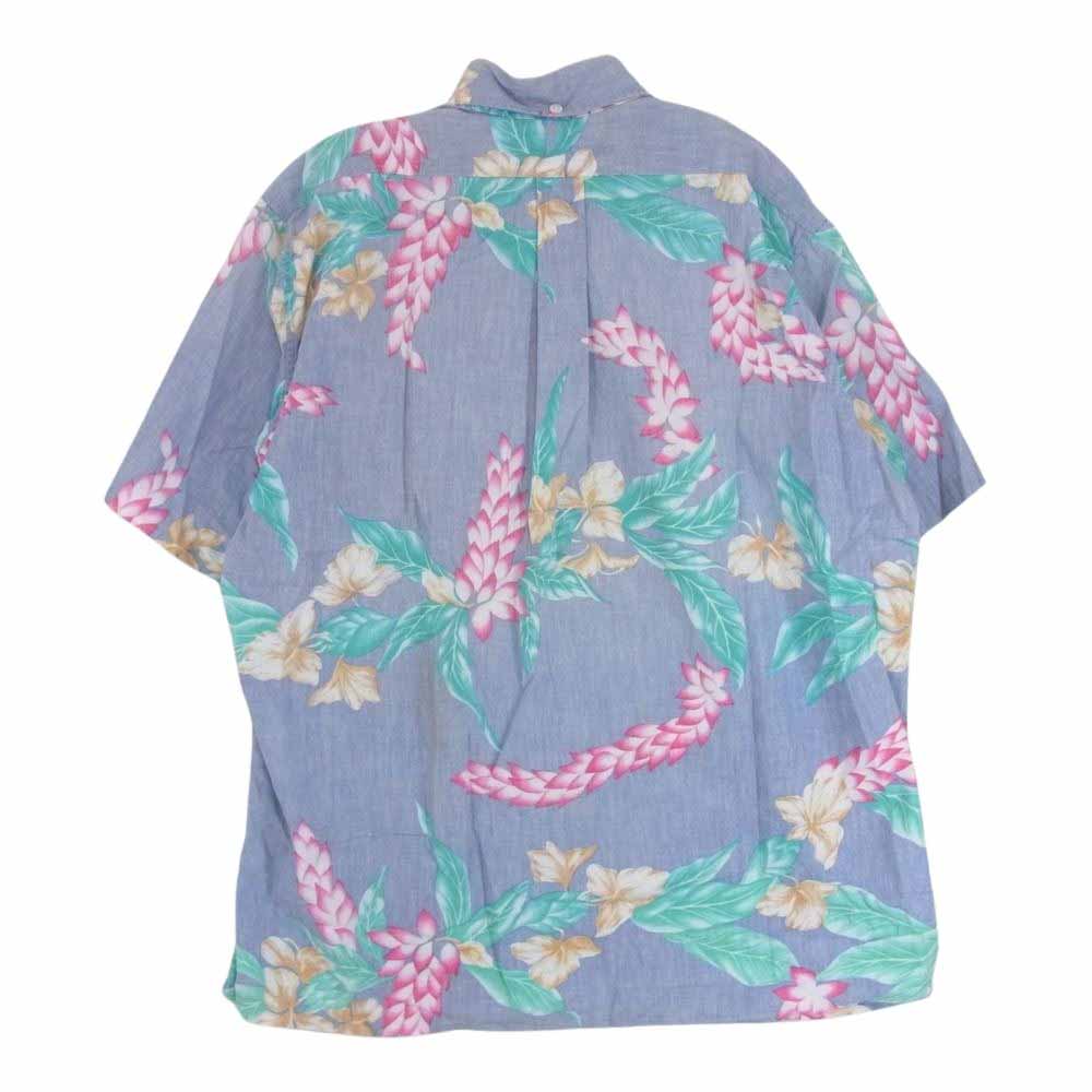 レインスプーナー Vintage ヴィンテージ ヌードタグ 総柄 半袖 シャツ ブルー系 サイズ表記無【中古】