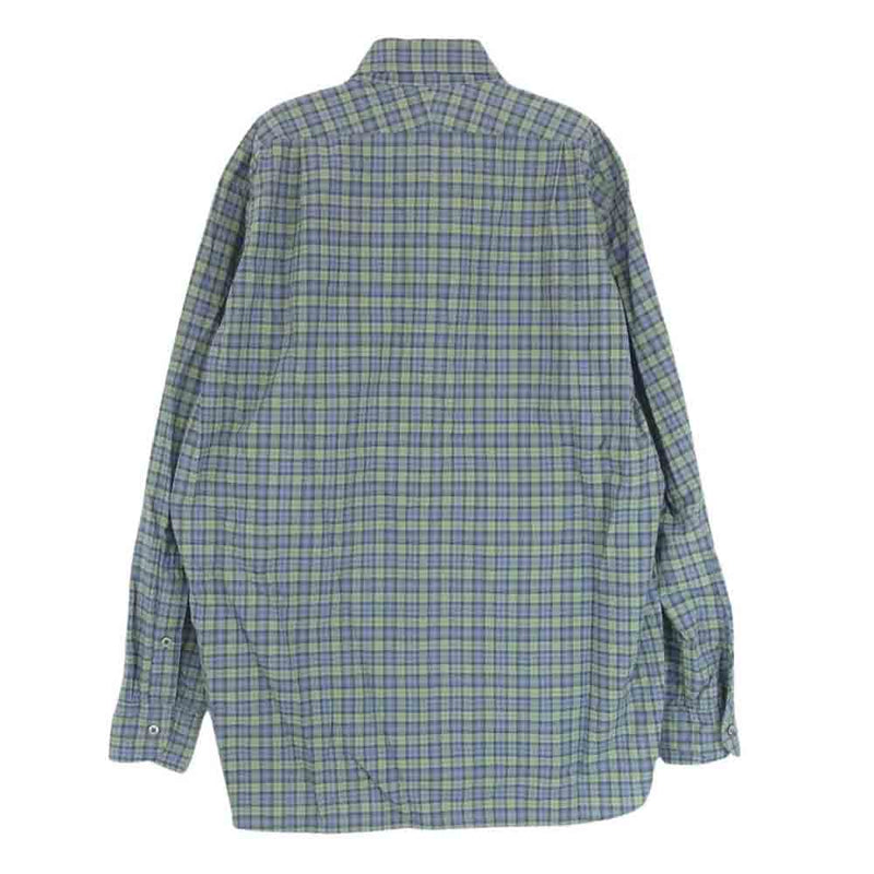 ヴィンテージ Vintage ヴィンテージ BOWRINGS ARUNDEL & CO. ボウリング アランデル 長袖 チェック ボタンダウン シャツ グリーン系 15【中古】