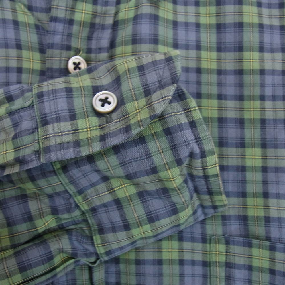 ヴィンテージ Vintage ヴィンテージ BOWRINGS ARUNDEL & CO. ボウリング アランデル 長袖 チェック ボタンダウン シャツ グリーン系 15【中古】