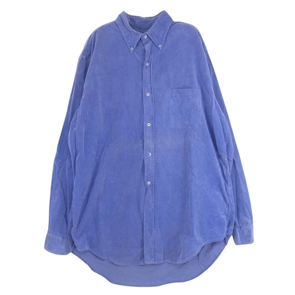 ヴィンテージ Vintage ヴィンテージ HARTFORD ハートフォード 長袖 コーデュロイ ボタンダウン シャツ パープル系 40M【中古】