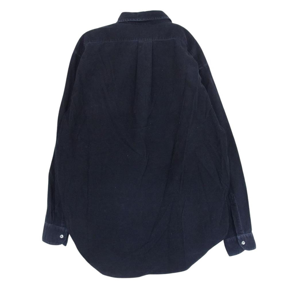 ヴィンテージ Vintage ヴィンテージ HARTFORD ハートフォード 長袖 コーデュロイ ボタンダウン シャツ ネイビー系 40M【中古】