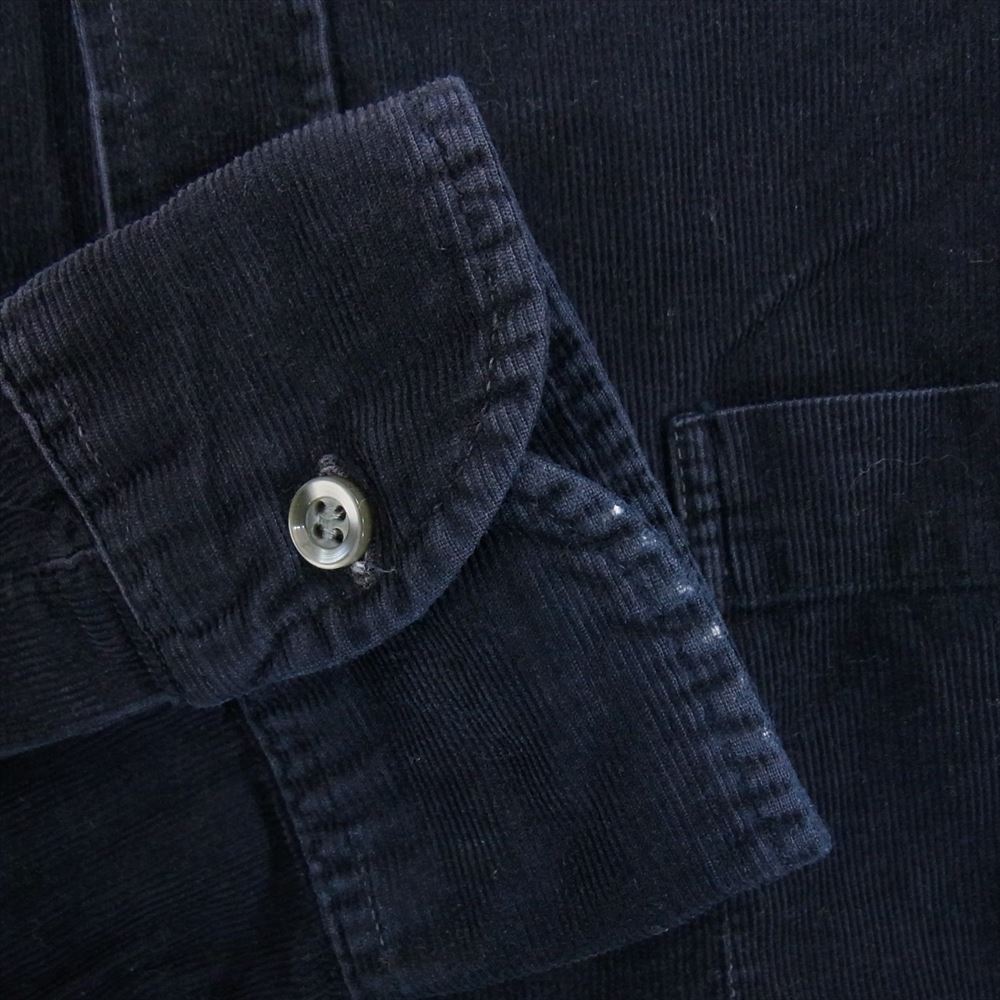 ヴィンテージ Vintage ヴィンテージ HARTFORD ハートフォード 長袖 コーデュロイ ボタンダウン シャツ ネイビー系 40M【中古】